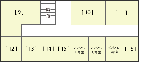 ピアビル2階 テナント図